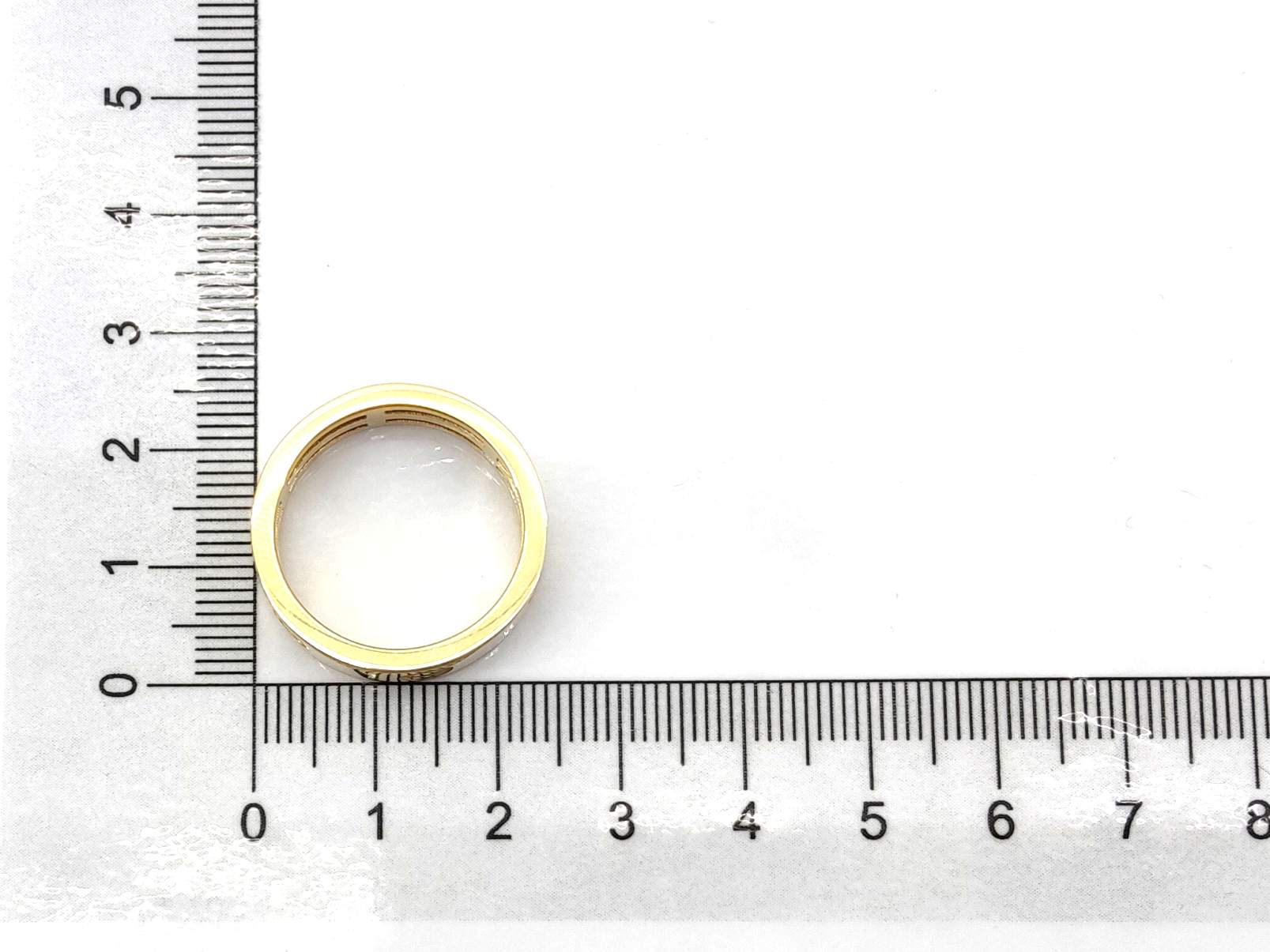 Alianza Oro 18k Con Circonita - Imagen 4
