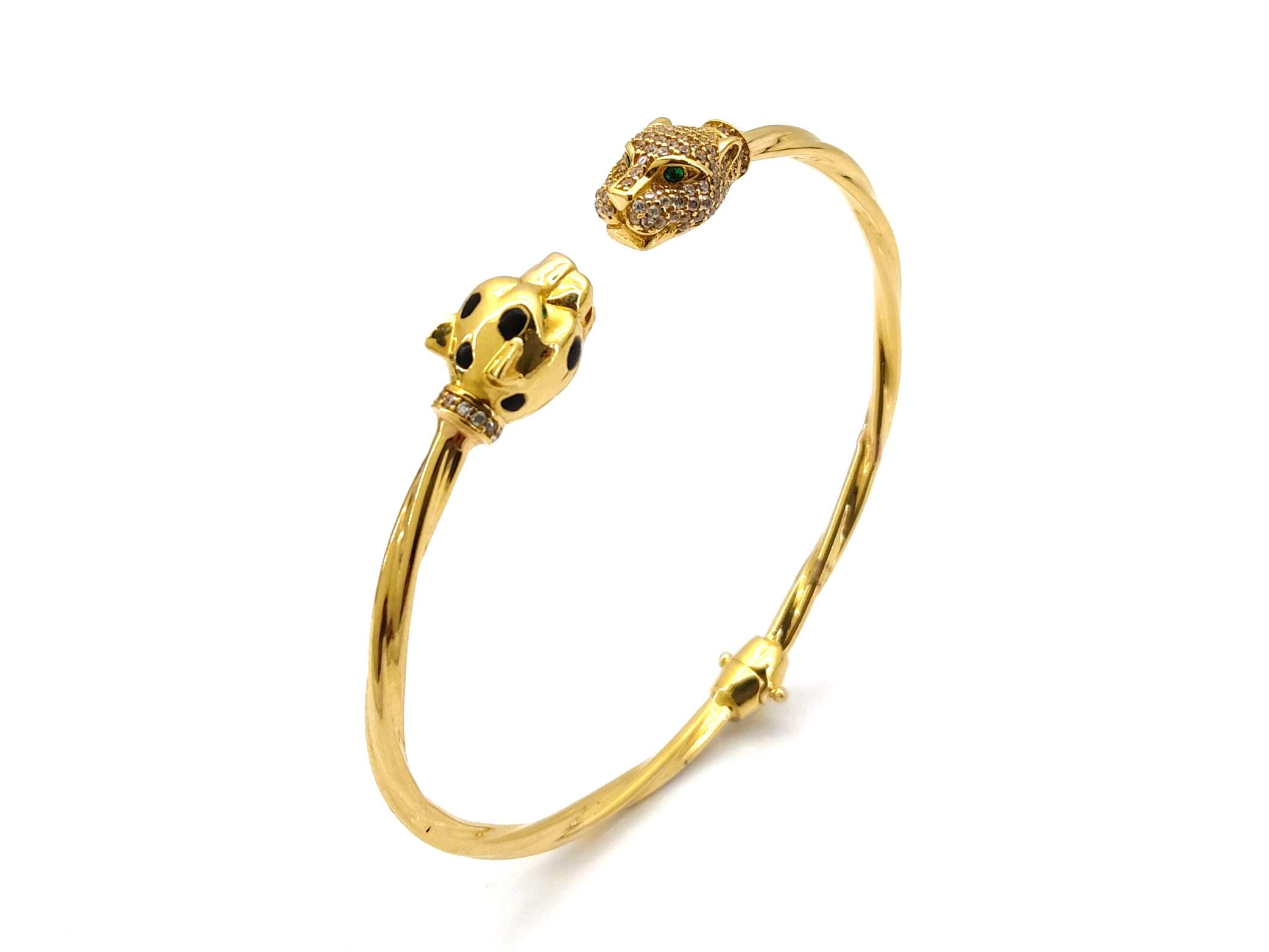Pulsera Oro 18k Con Circonita
