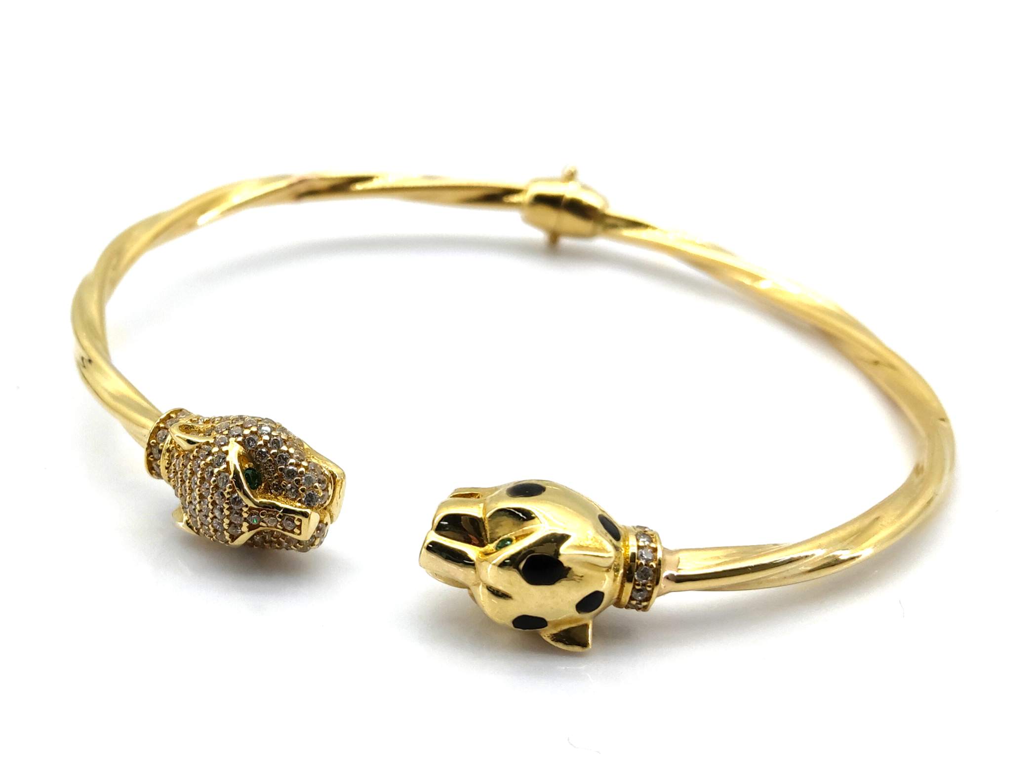Pulsera Oro 18k Con Circonita - Imagen 4