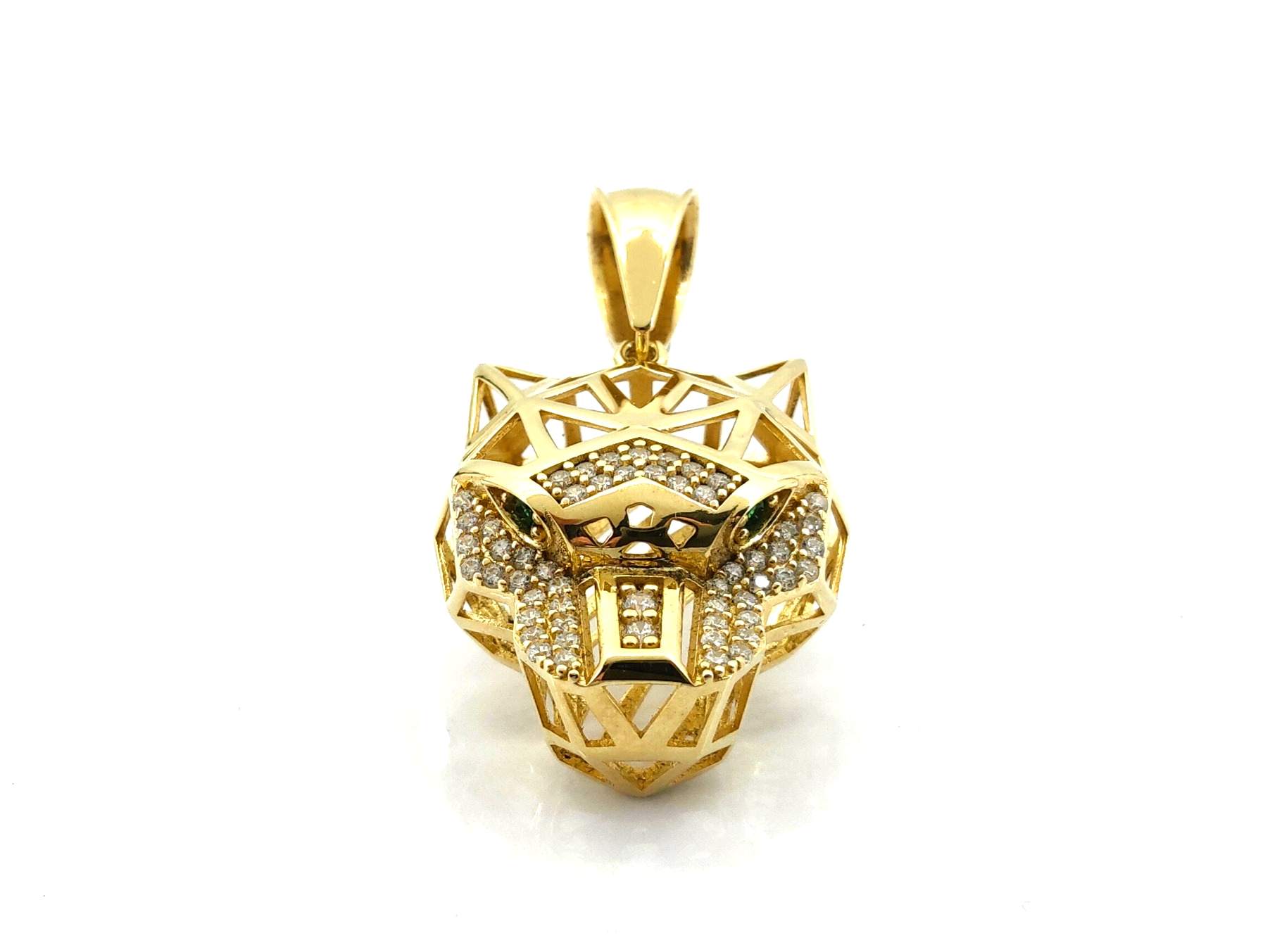 Medallon Oro 18k Con Circonita