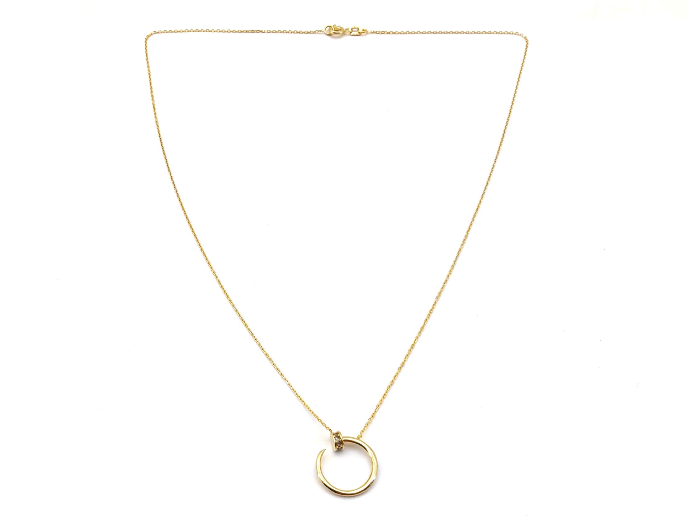 Gargantilla Oro 18k Con Circonita 22cm - Imagen 2