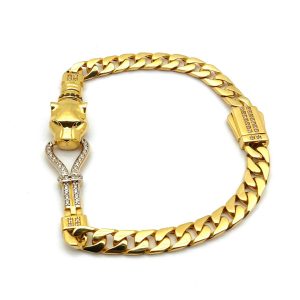 Pulsera Oro 18k Con Circonita