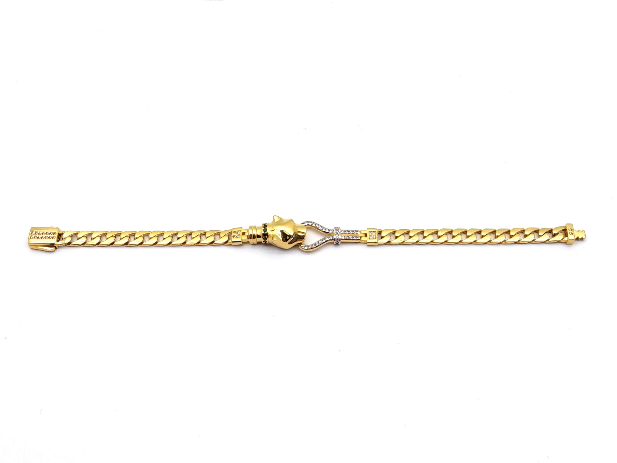 Pulsera Oro 18k Con Circonita - Imagen 2