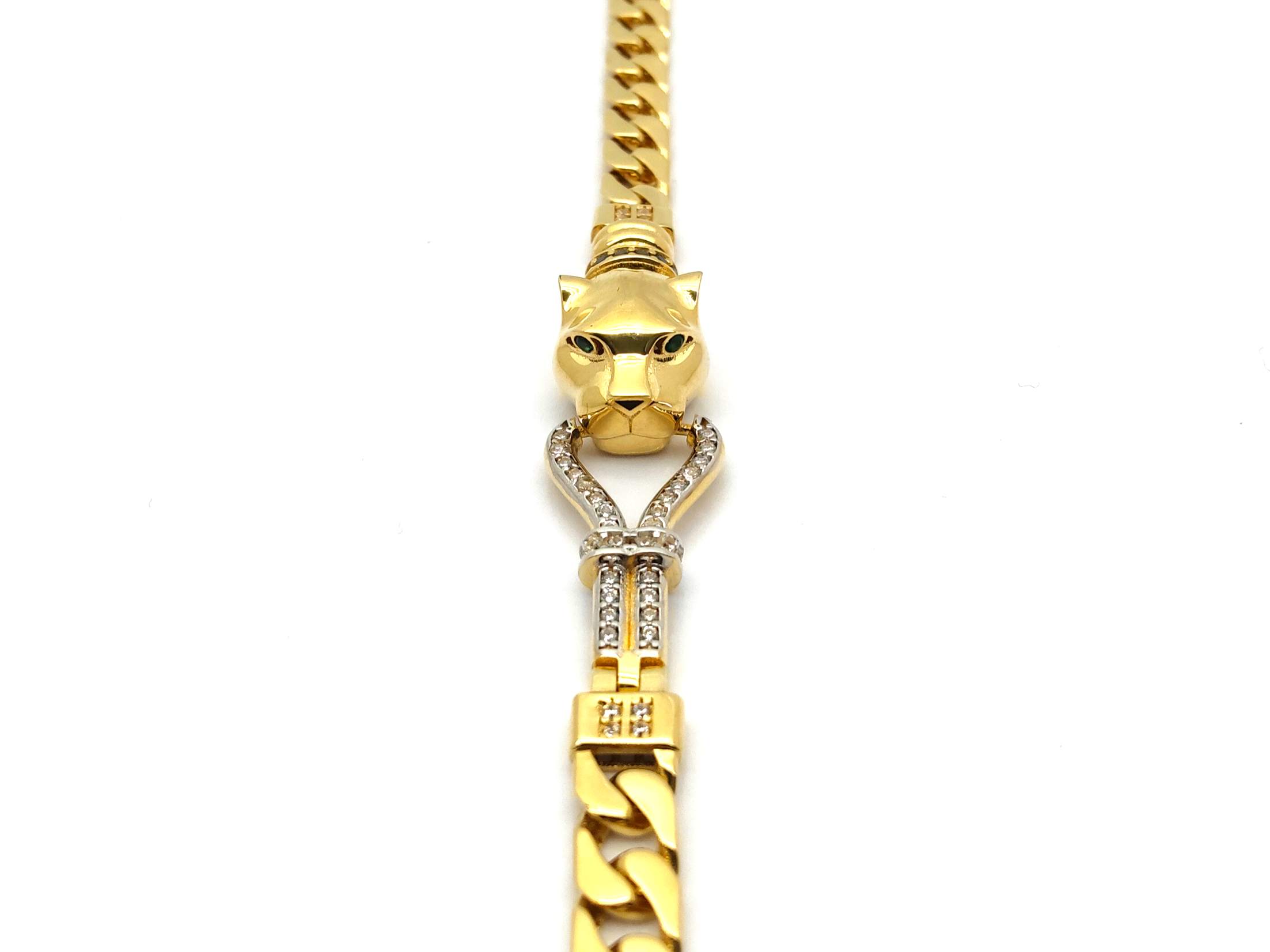 Pulsera Oro 18k Con Circonita - Imagen 3
