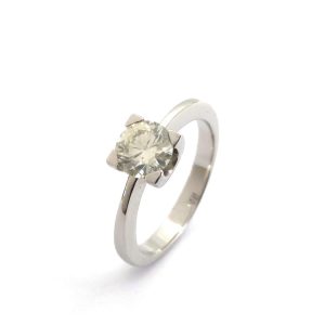 Sortija Oro 18k Con Diamante