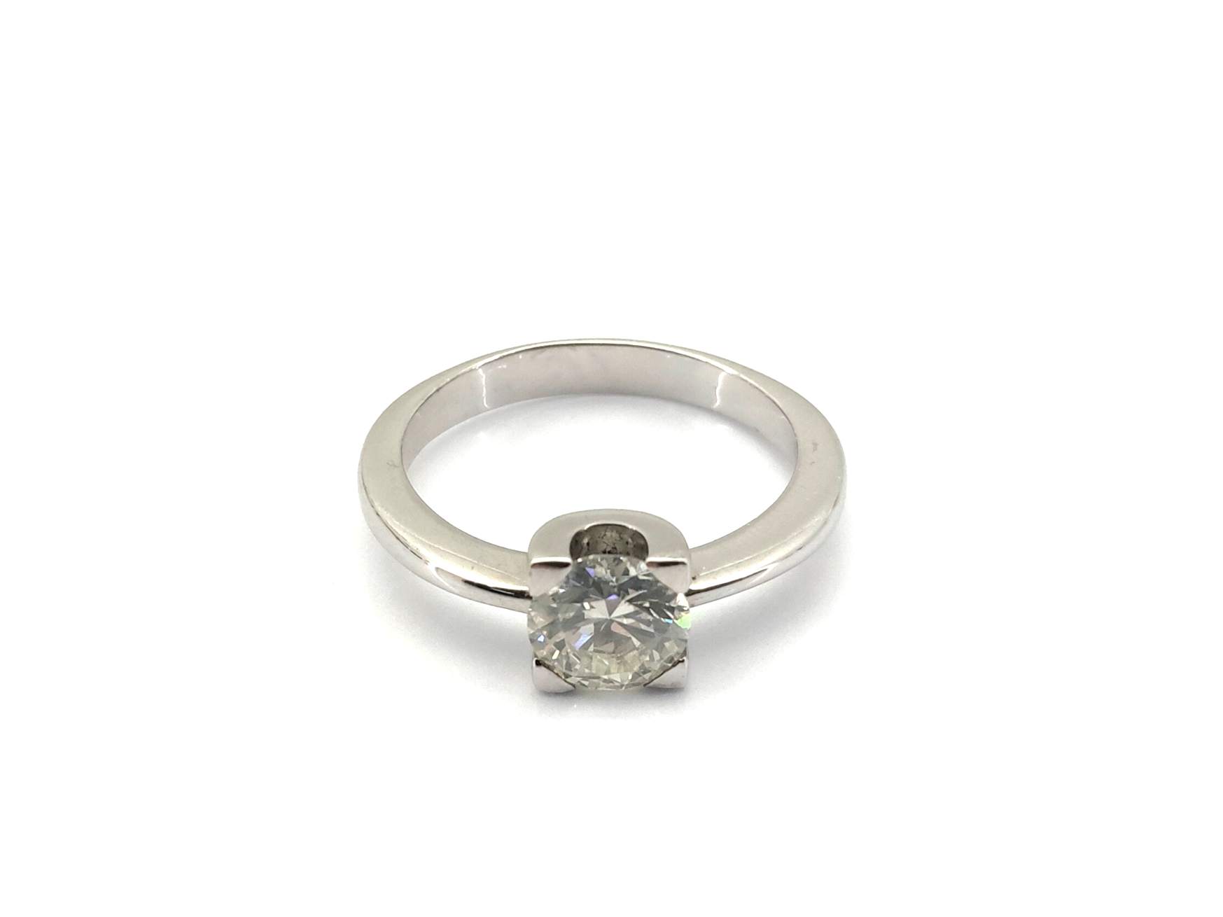 Sortija Oro 18k Con Diamante - Imagen 2