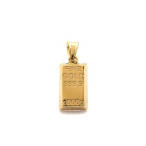 Colgante Oro 18k Con Circonita