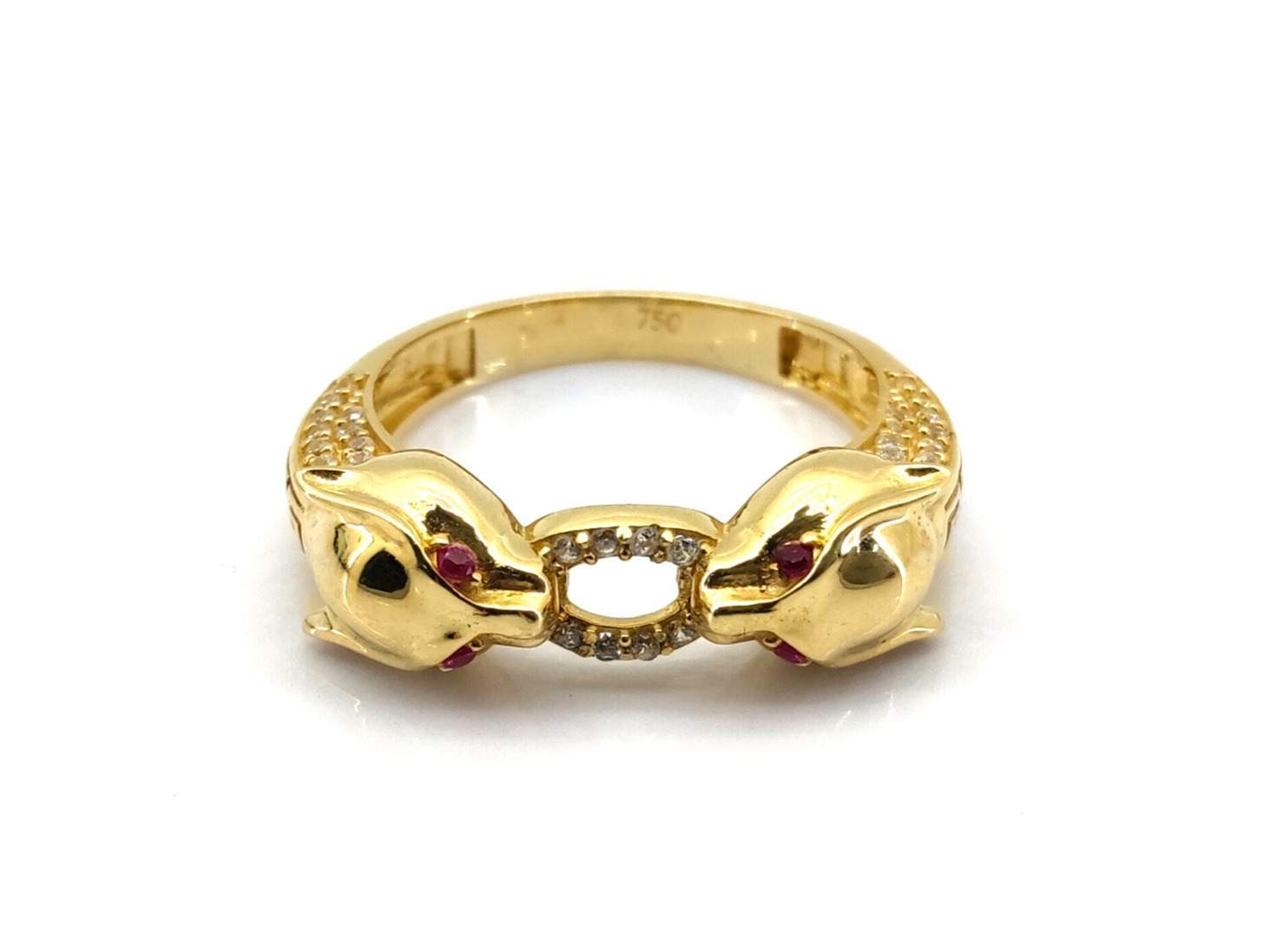 Sortija Oro 18k Con Circonita - Imagen 2