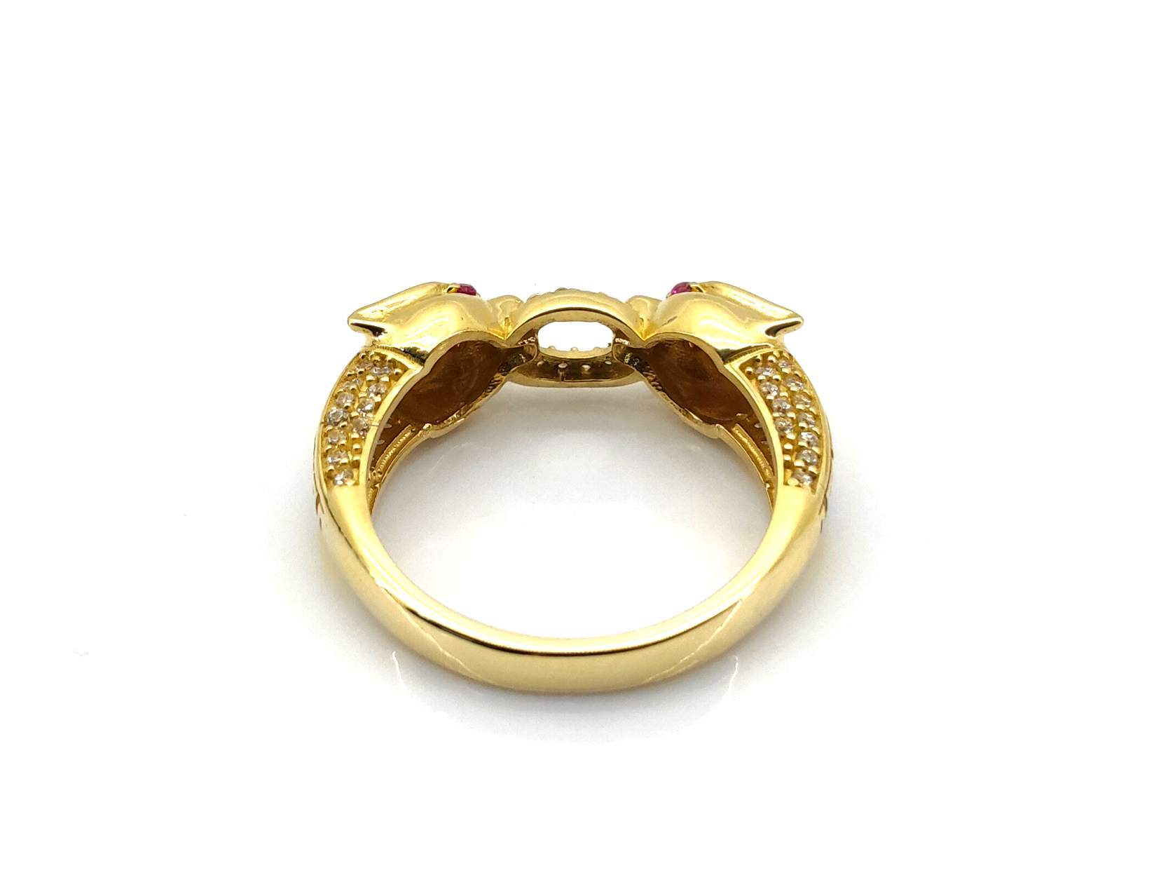 Sortija Oro 18k Con Circonita - Imagen 4
