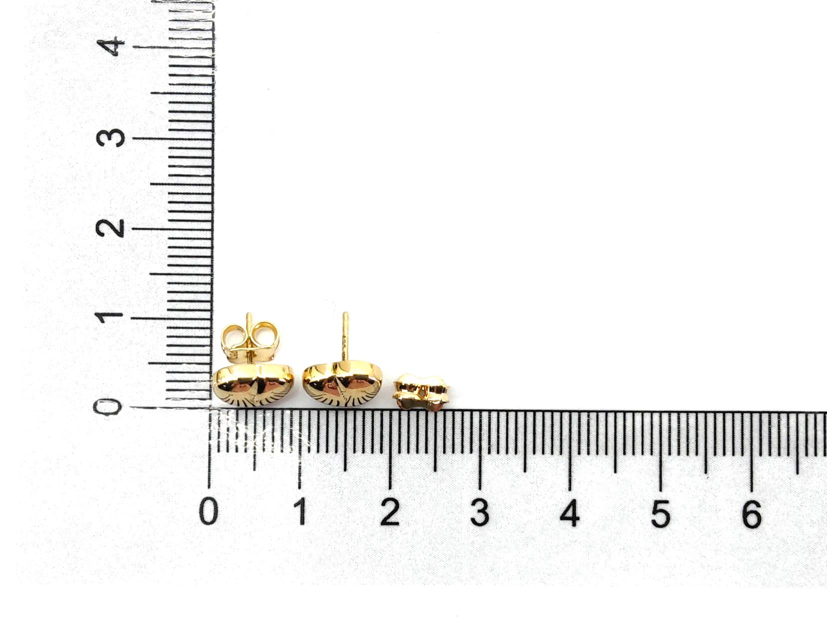 Pendientes Oro 18k Con Circonita - Imagen 4