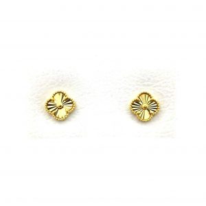 Pendientes Oro 18k Con Circonita