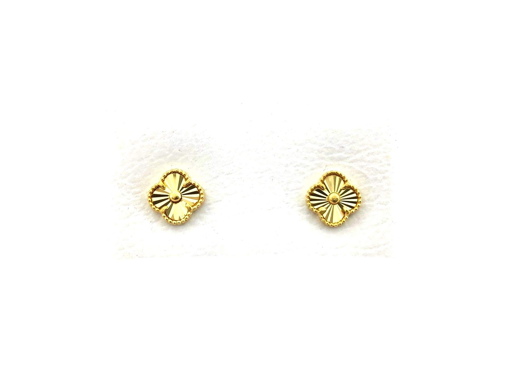 Pendientes Oro 18k Con Circonita