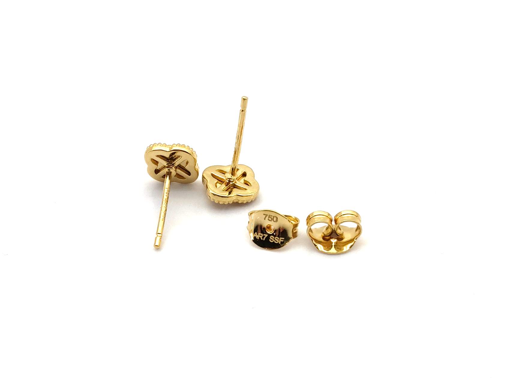 Pendientes Oro 18k Con Circonita - Imagen 3