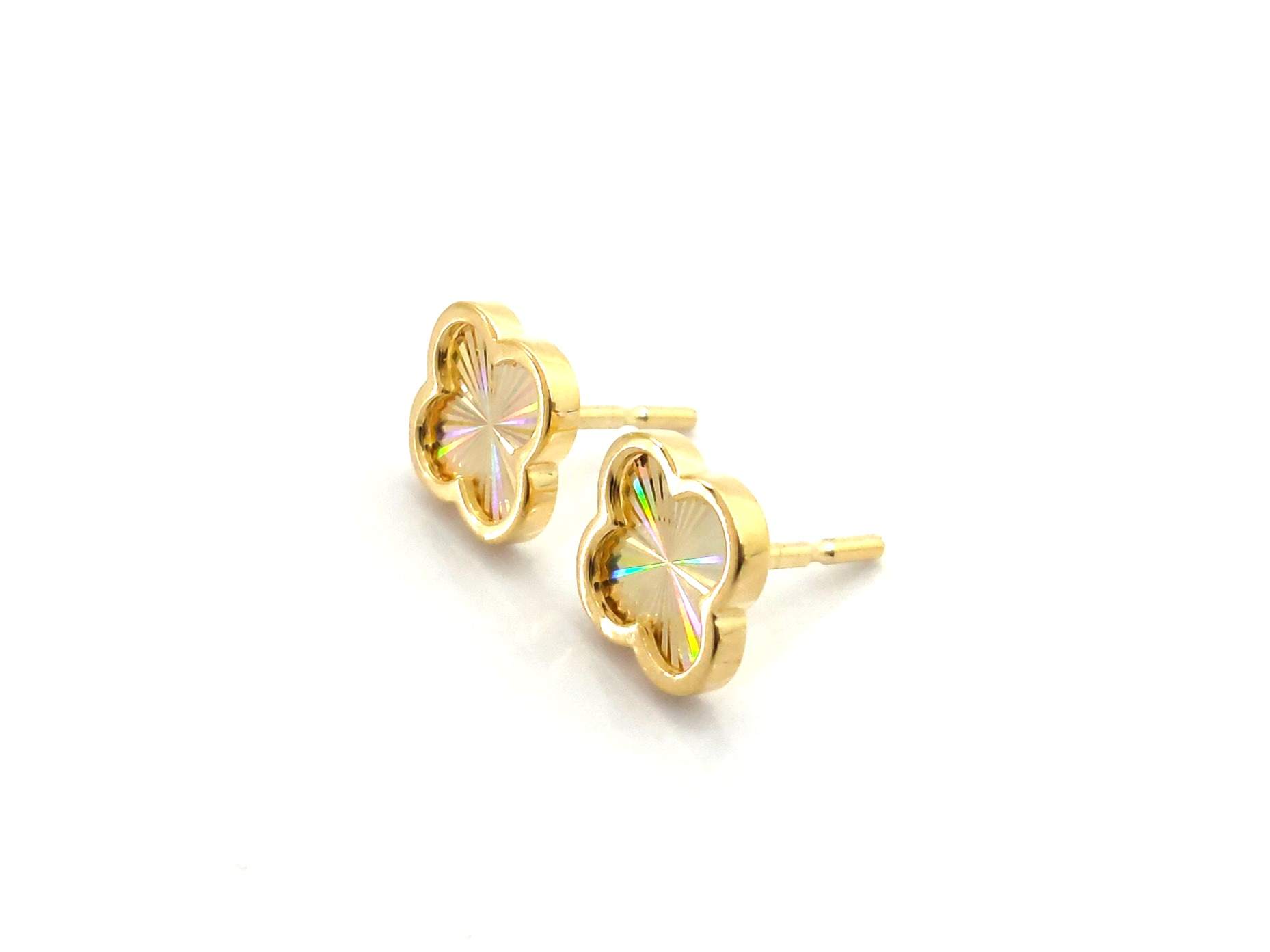 Pendientes Oro 18k Con Circonita - Imagen 2