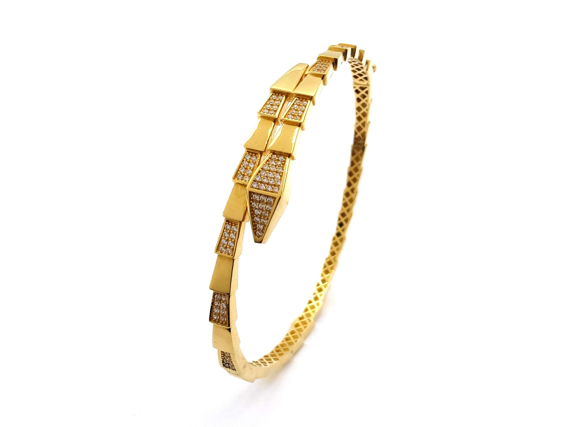 Pulsera Oro 18k Con Circonita