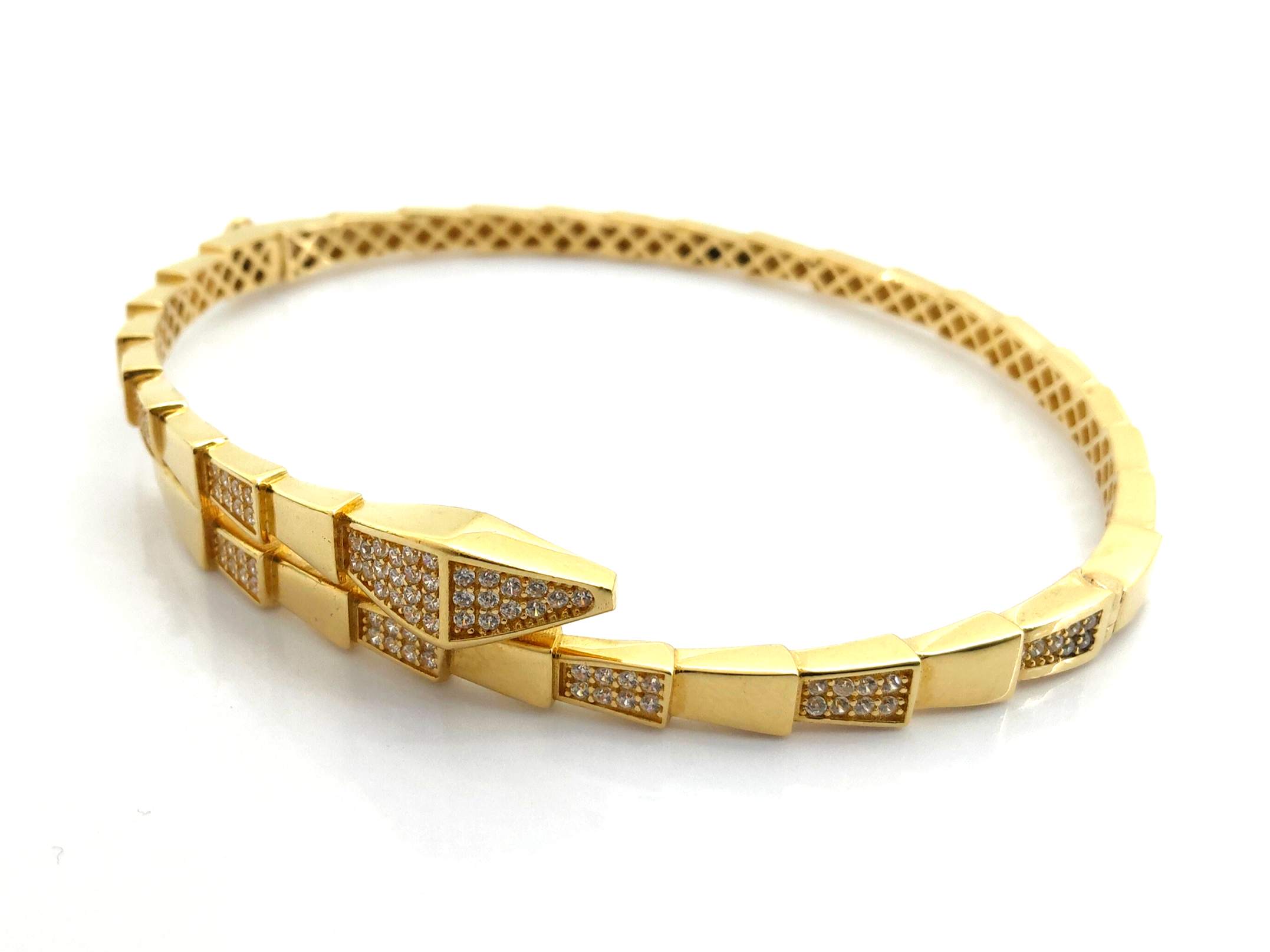 Pulsera Oro 18k Con Circonita - Imagen 3