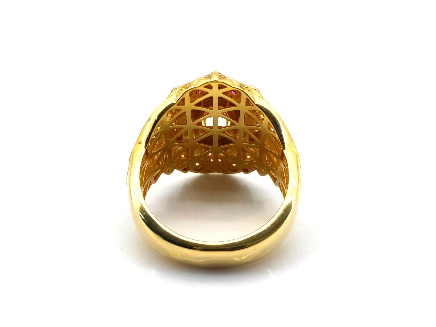 Sello Oro 18k Con Circonita - Imagen 4