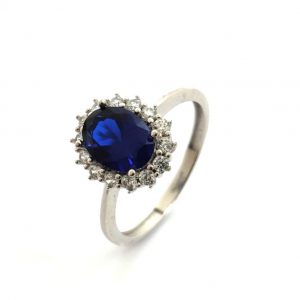Sortija Oro 18k Con Circonita