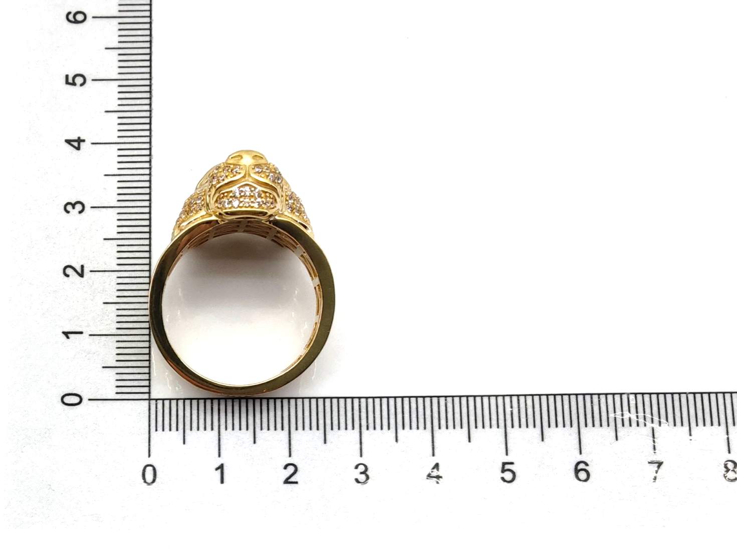 Sello Oro 18k Con Circonita - Imagen 5