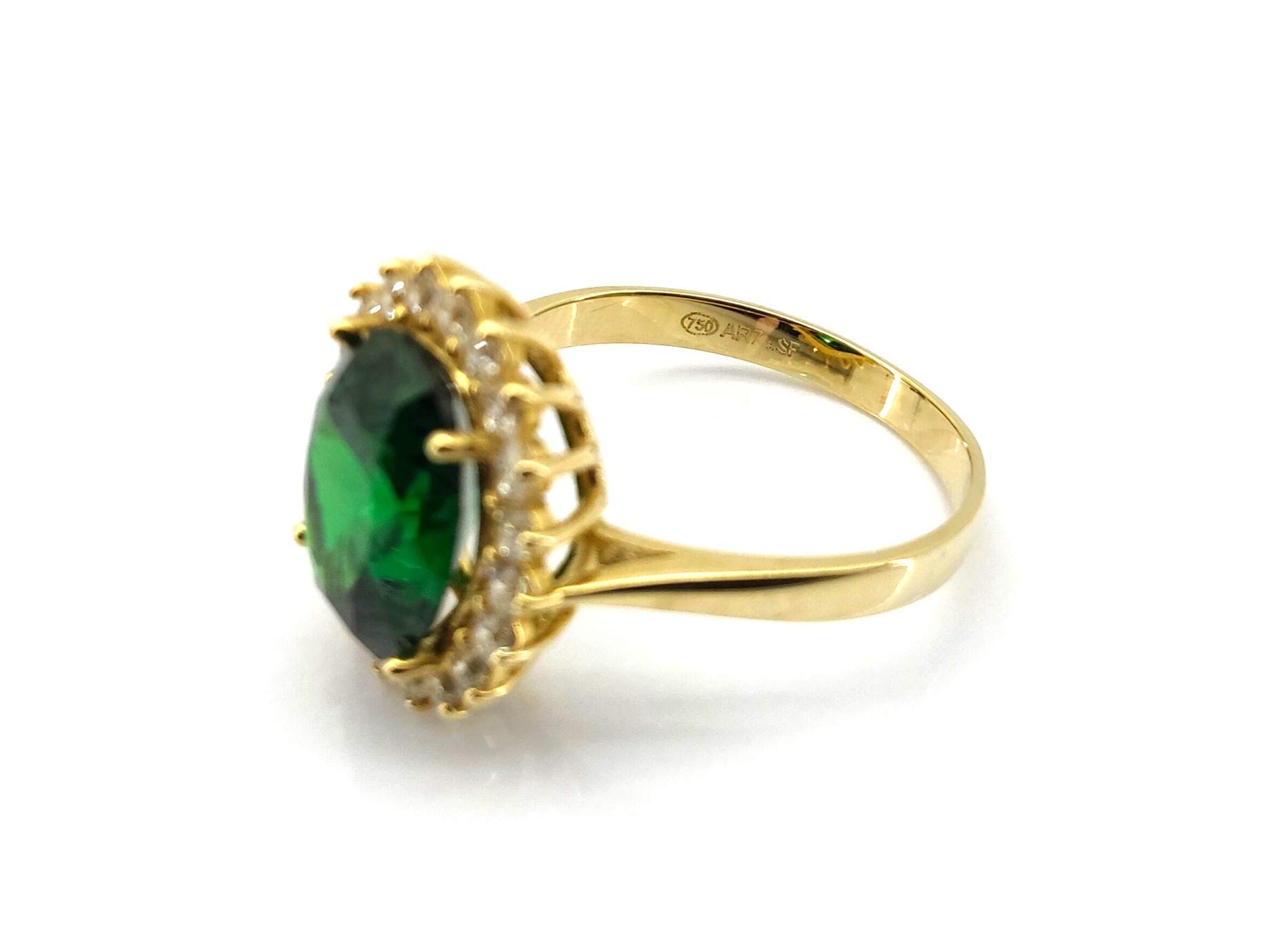 Sortija Oro 18k Con Circonita - Imagen 3
