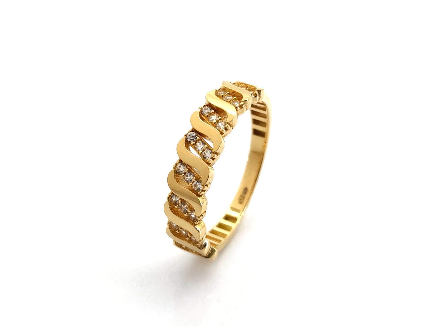 Sortija Oro 18k Con Circonita
