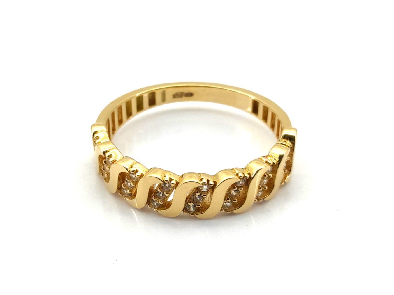 Sortija Oro 18k Con Circonita - Imagen 2