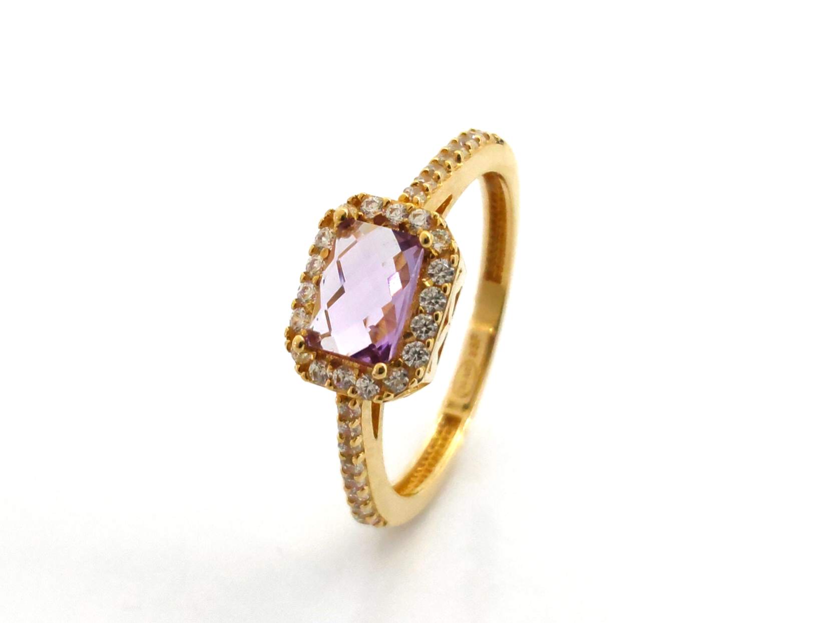 Sortija Oro 18k Con Circonita