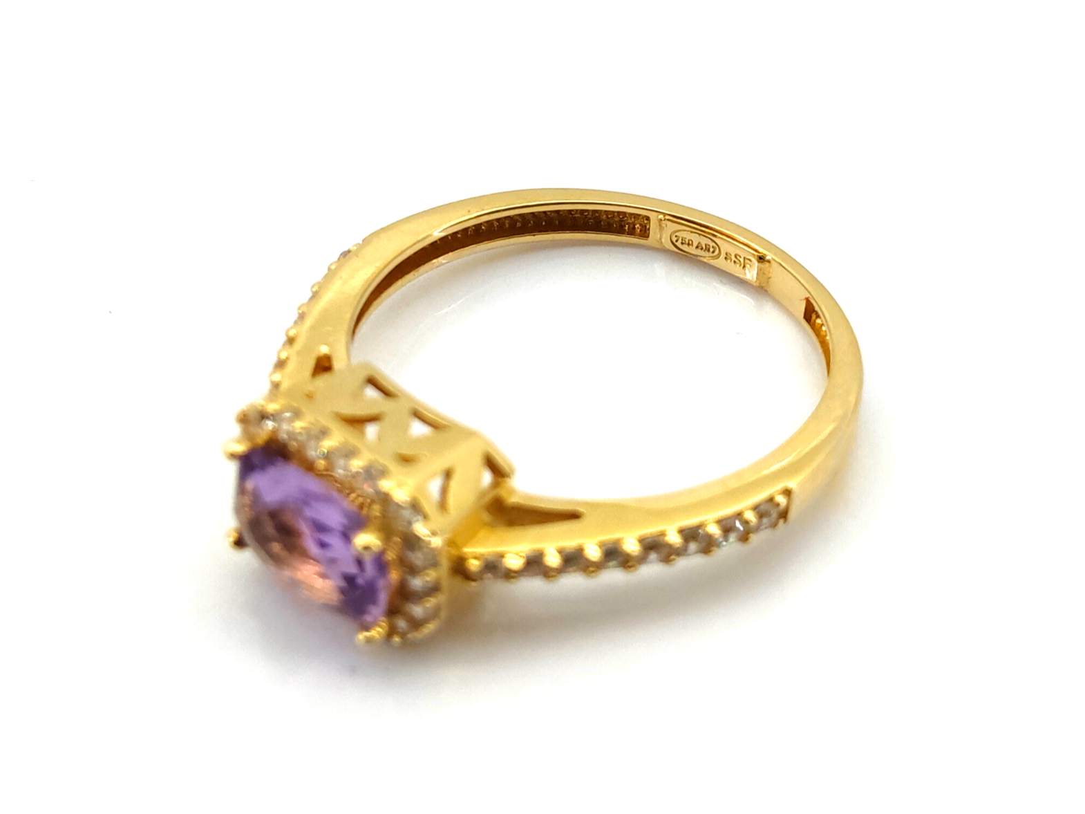 Sortija Oro 18k Con Circonita - Imagen 3