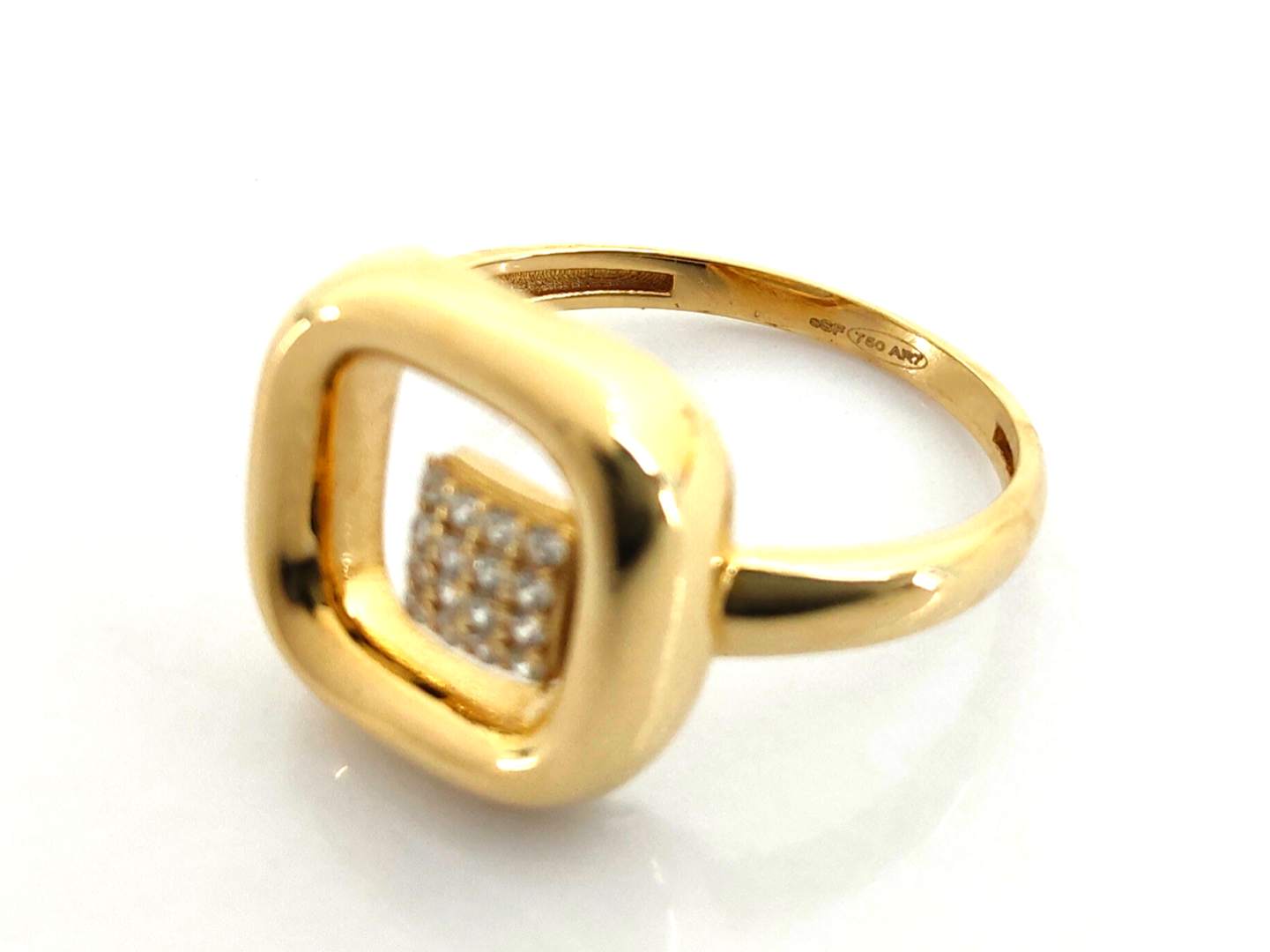 Sortija Oro 18k Con Circonita - Imagen 3