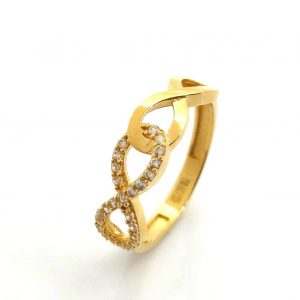 Sortija Oro 18k Con Circonita