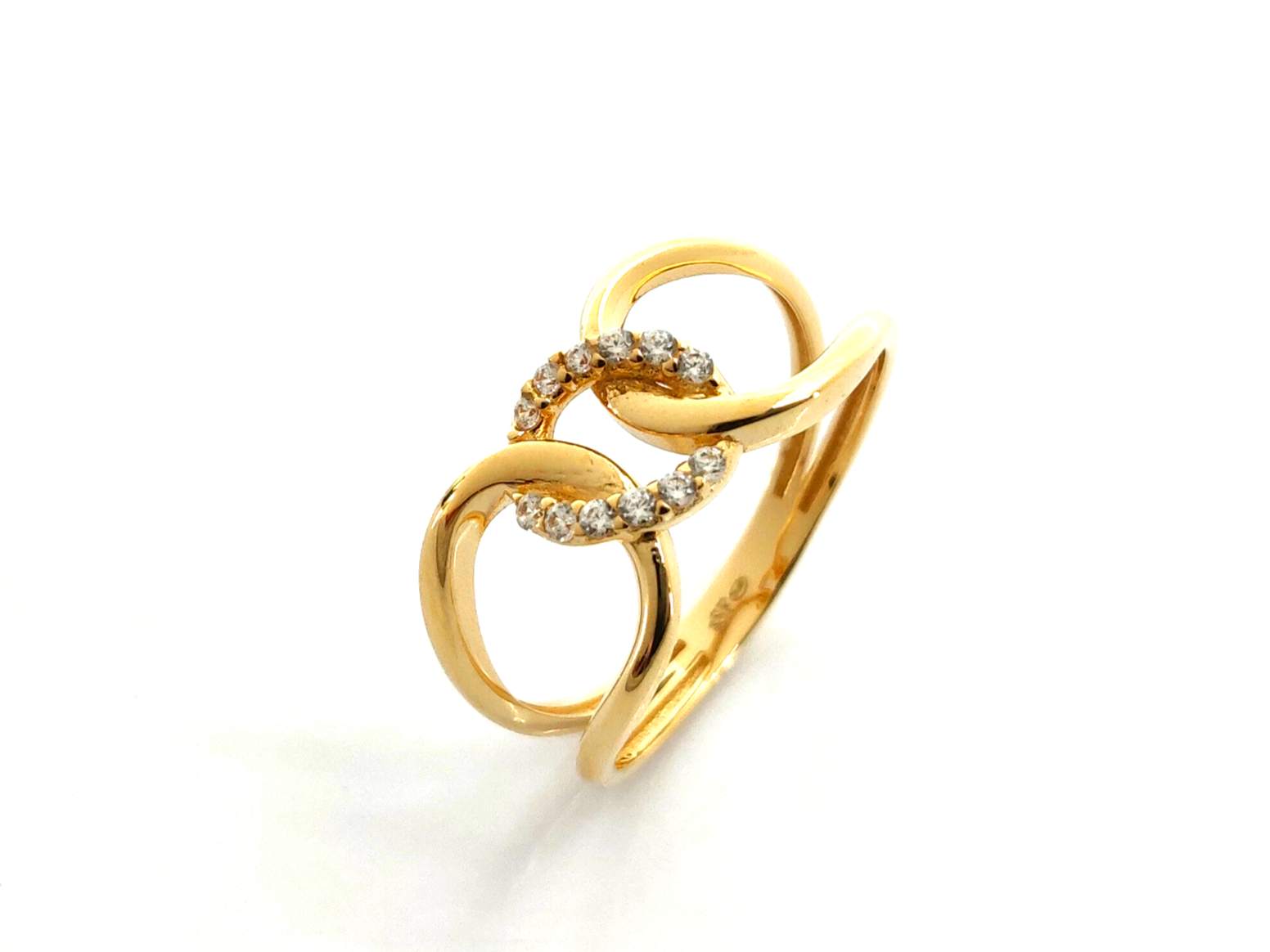 Sortija Oro 18k Con Circonita