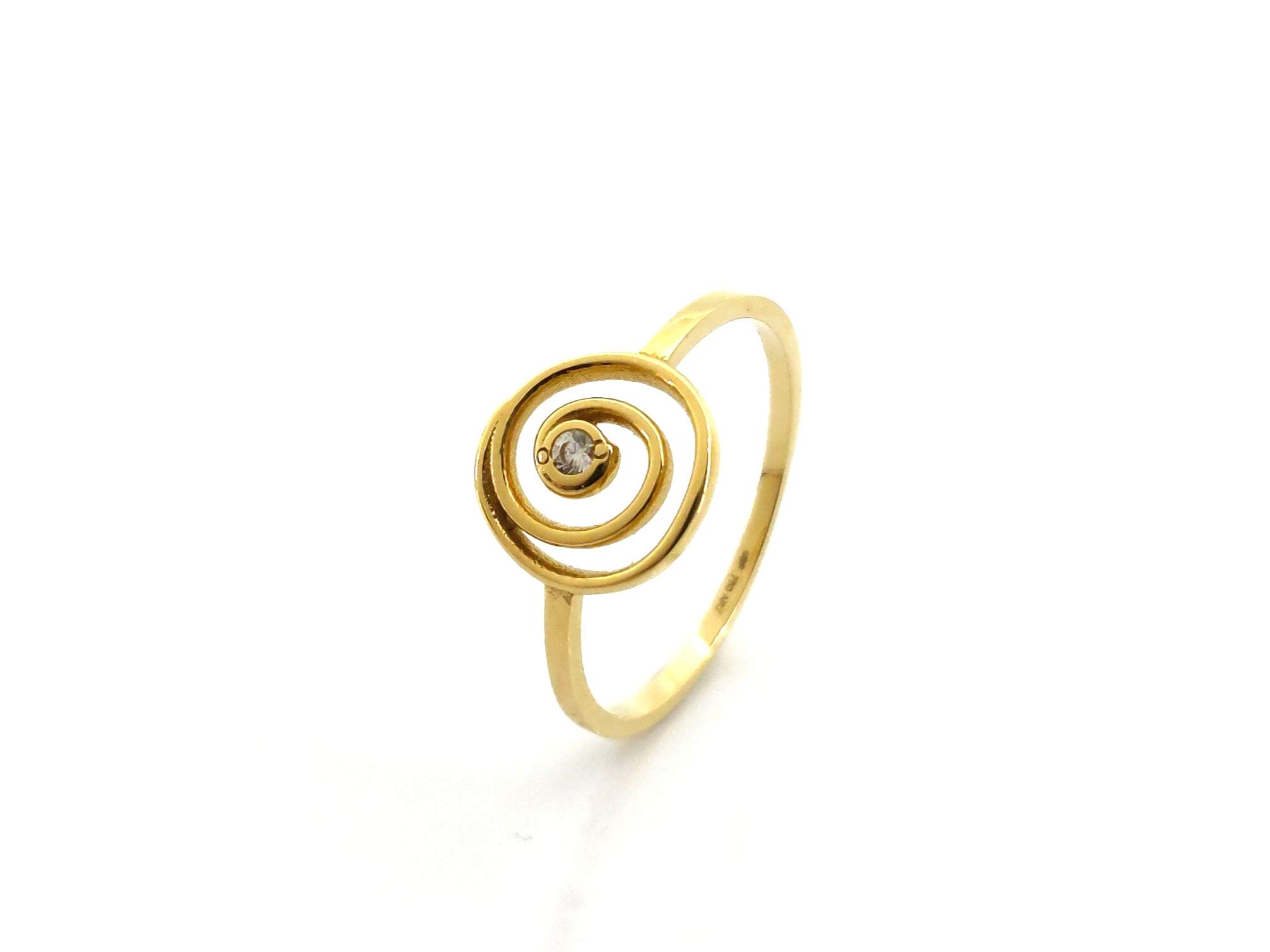 Sortija Oro 18k Con Circonita
