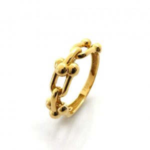 Sortija Oro 18k Con Circonita