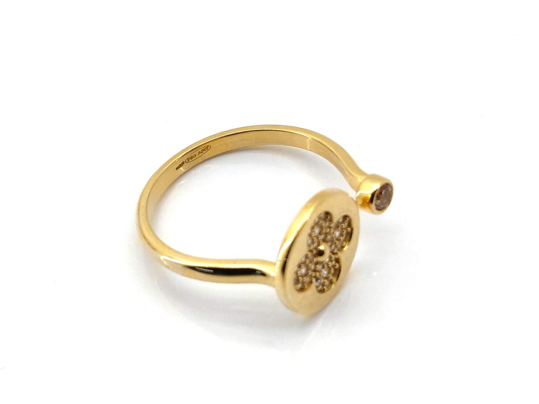 Sortija Oro 18k Con Circonita - Imagen 3