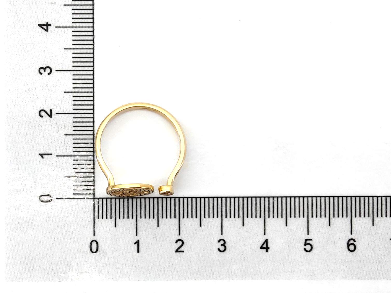 Sortija Oro 18k Con Circonita - Imagen 5