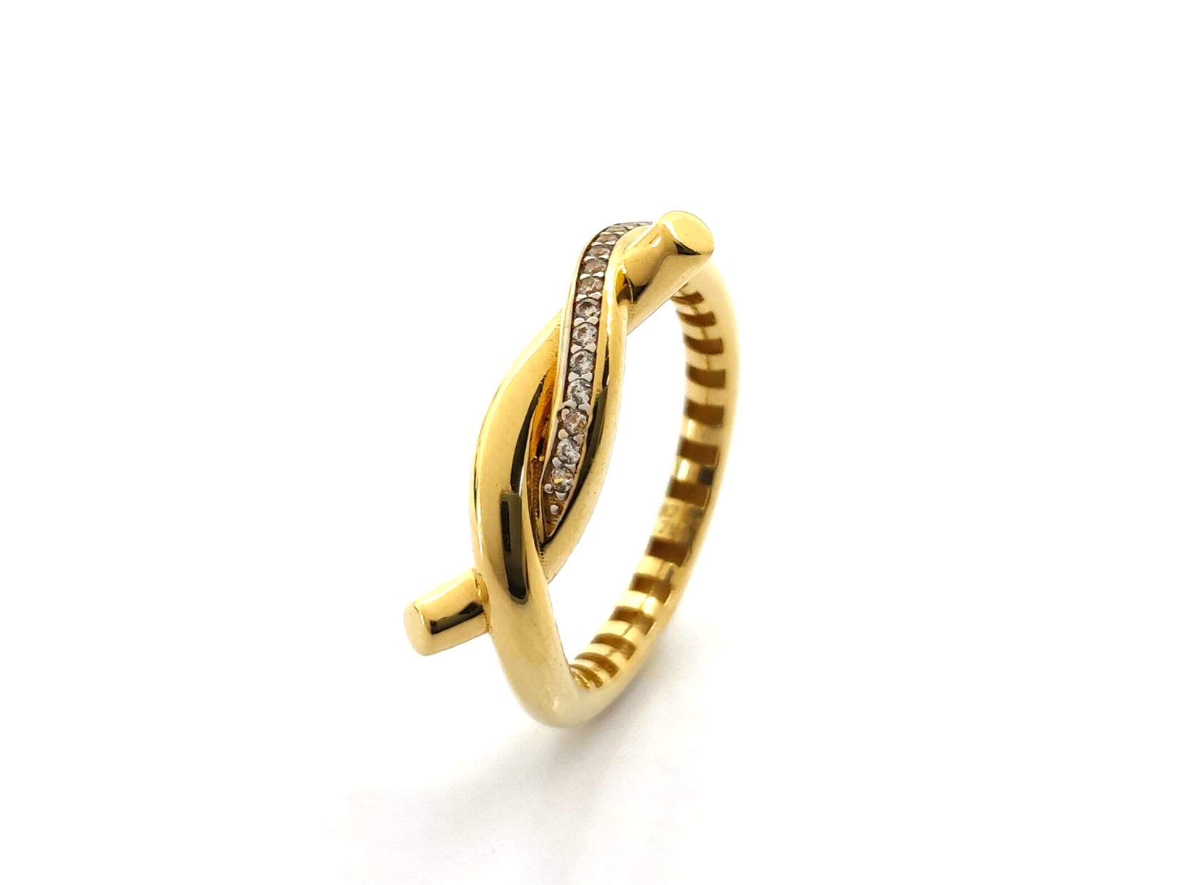 Sortija Oro 18k Con Circonita