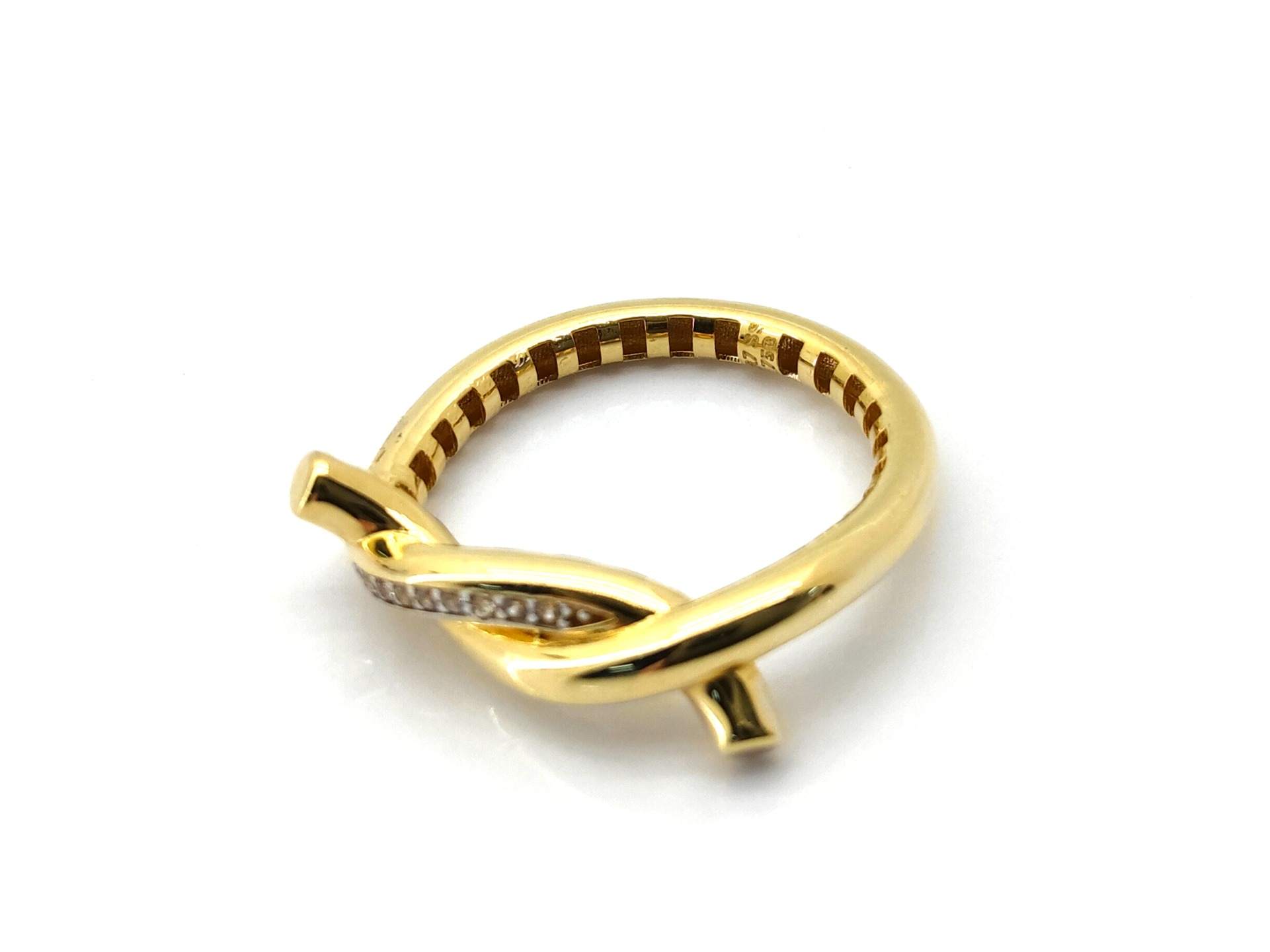 Sortija Oro 18k Con Circonita - Imagen 3