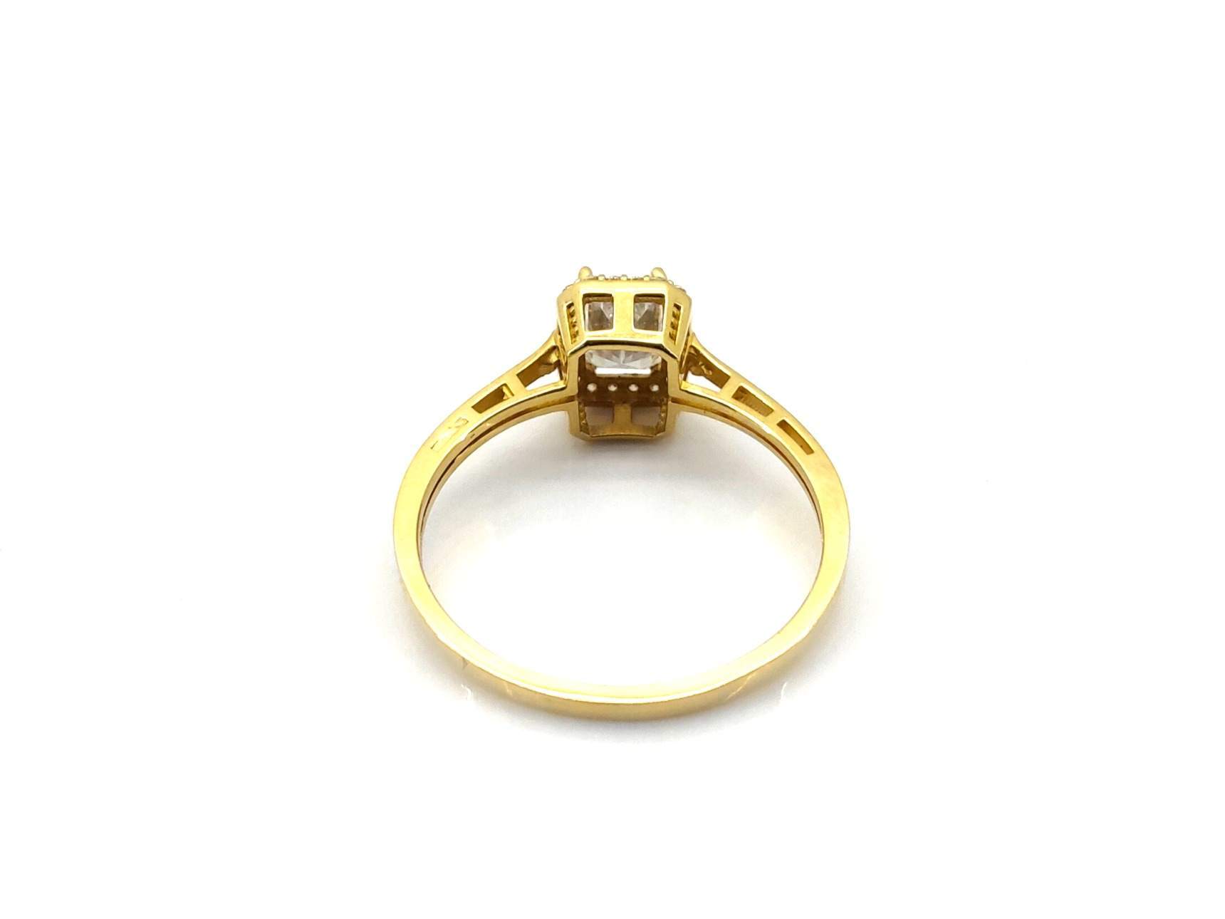 Sortija Oro 18k Con Circonita - Imagen 4