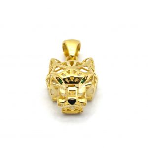 Colgante Oro 18k Con Esmeralda