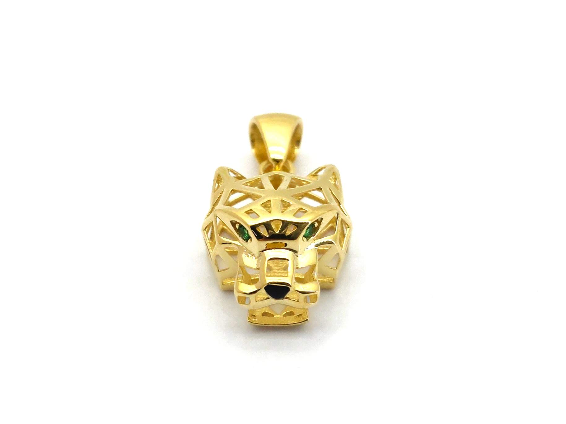 Colgante Oro 18k Con Esmeralda