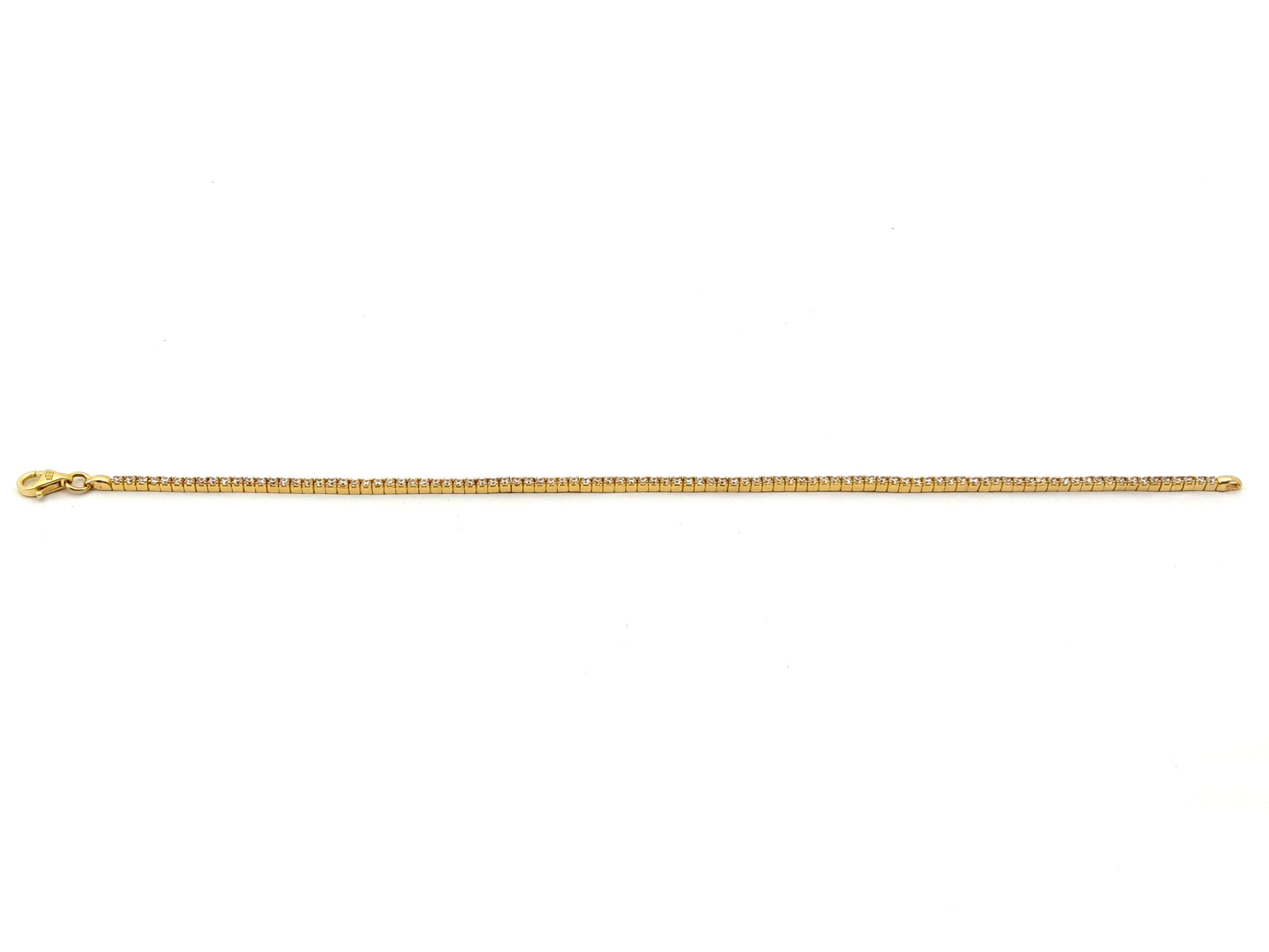 Pulsera Oro 18k Con Circonita - Imagen 2