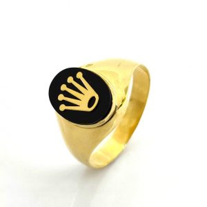 Sello Oro 18k Con Onix