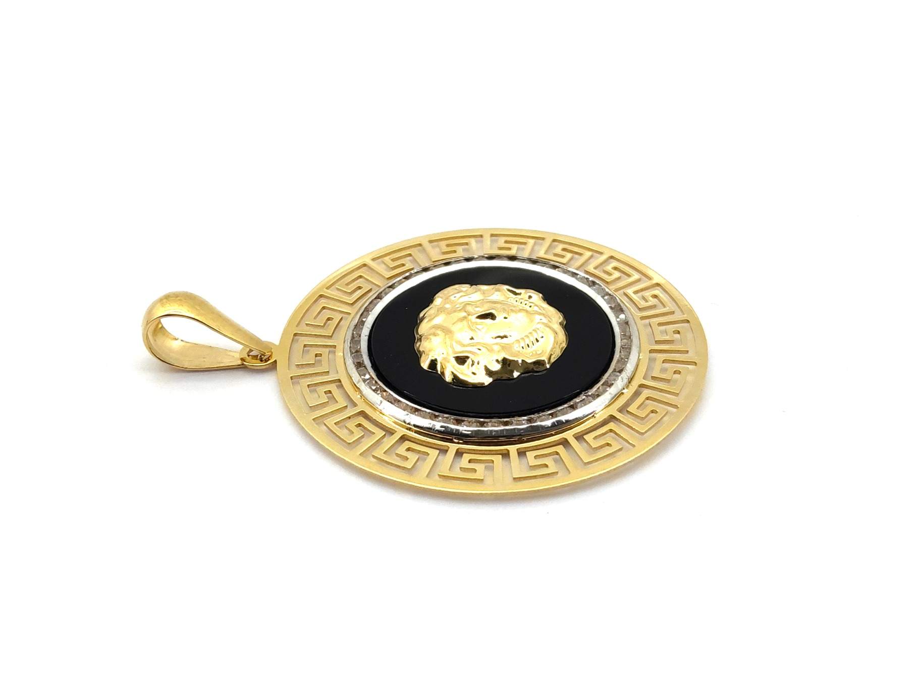 Colgante Oro 18k Con Circonita,Onix - Imagen 2