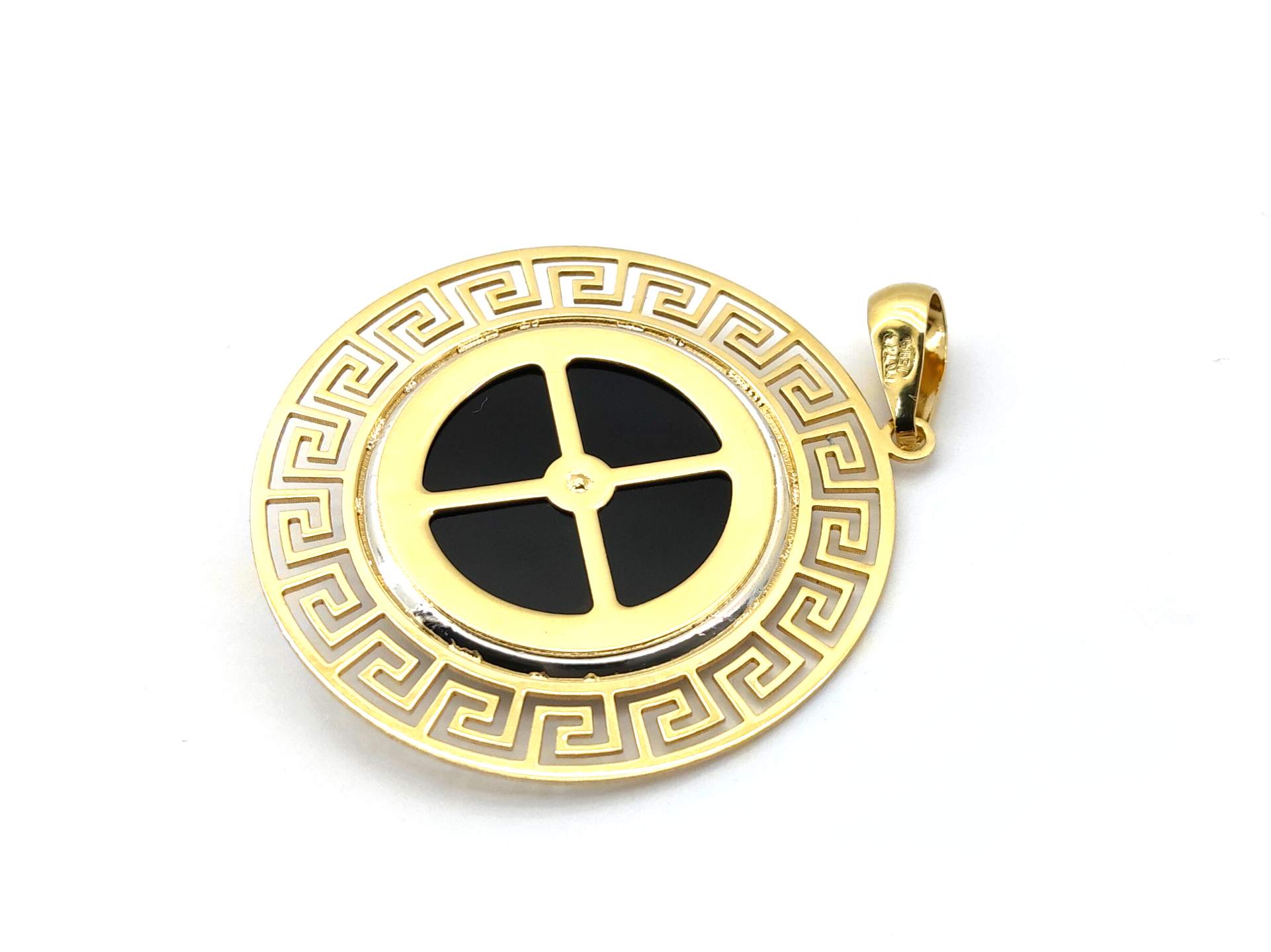 Colgante Oro 18k Con Circonita,Onix - Imagen 3