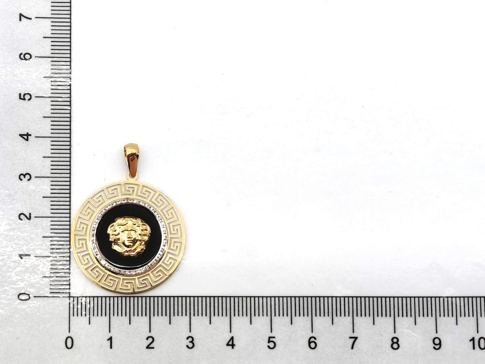 Colgante Oro 18k Con Circonita,Onix - Imagen 5