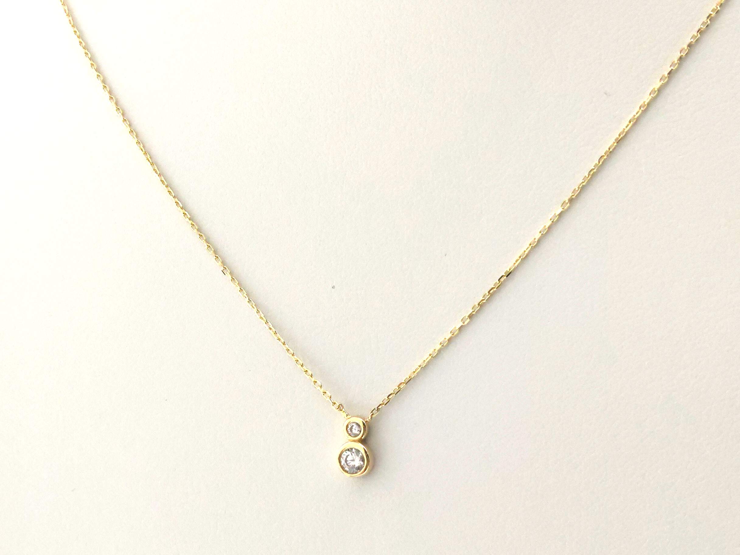 Gargantilla Oro 18k Con Circonita 22cm