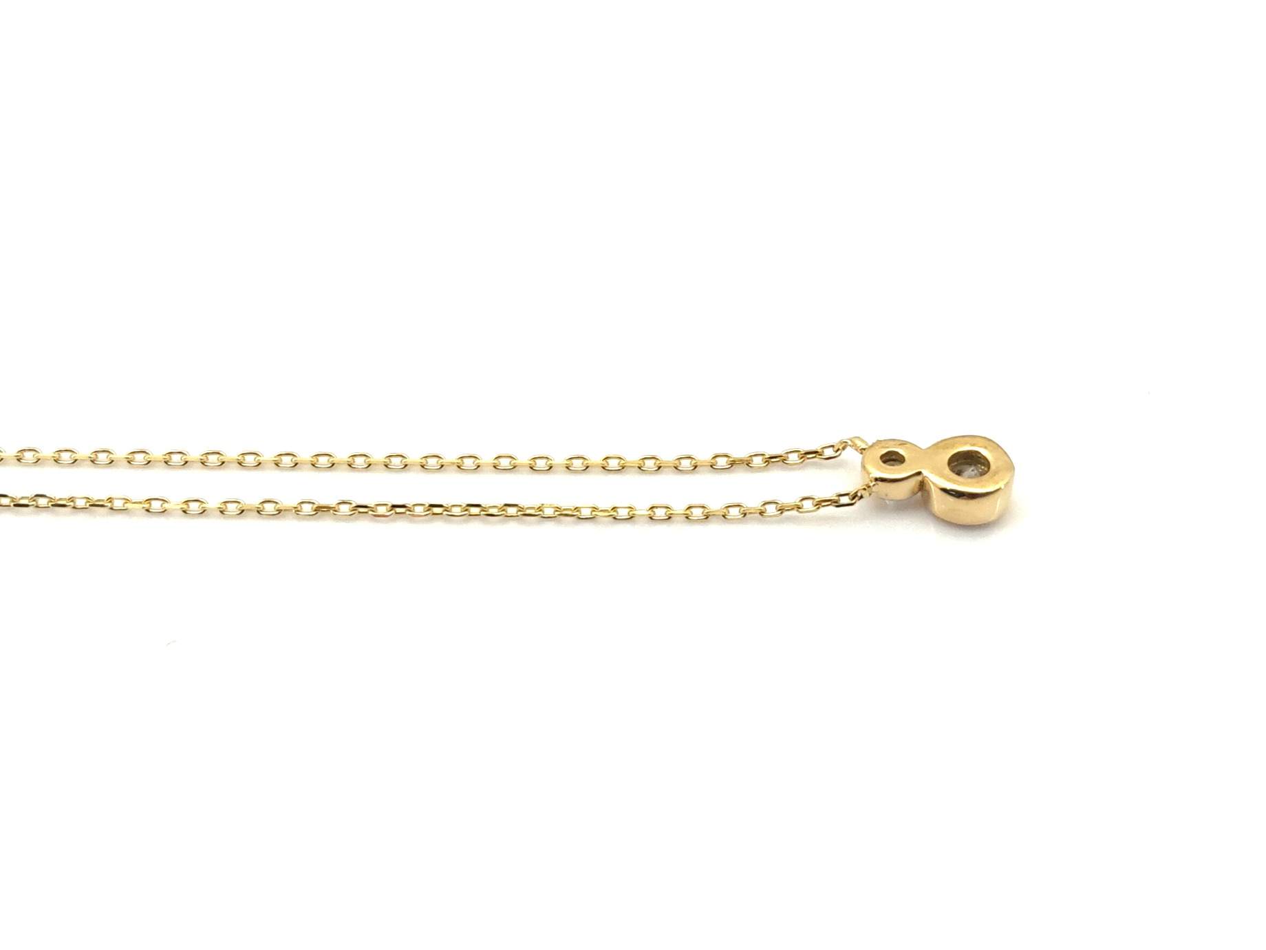 Gargantilla Oro 18k Con Circonita 22cm - Imagen 4