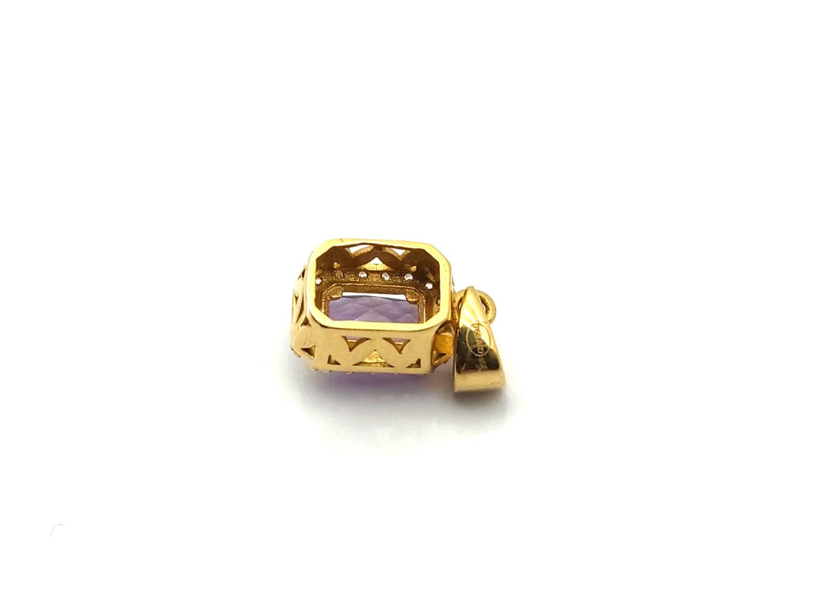 Colgante Oro 18k Con Circonita,Cuarzo - Imagen 3