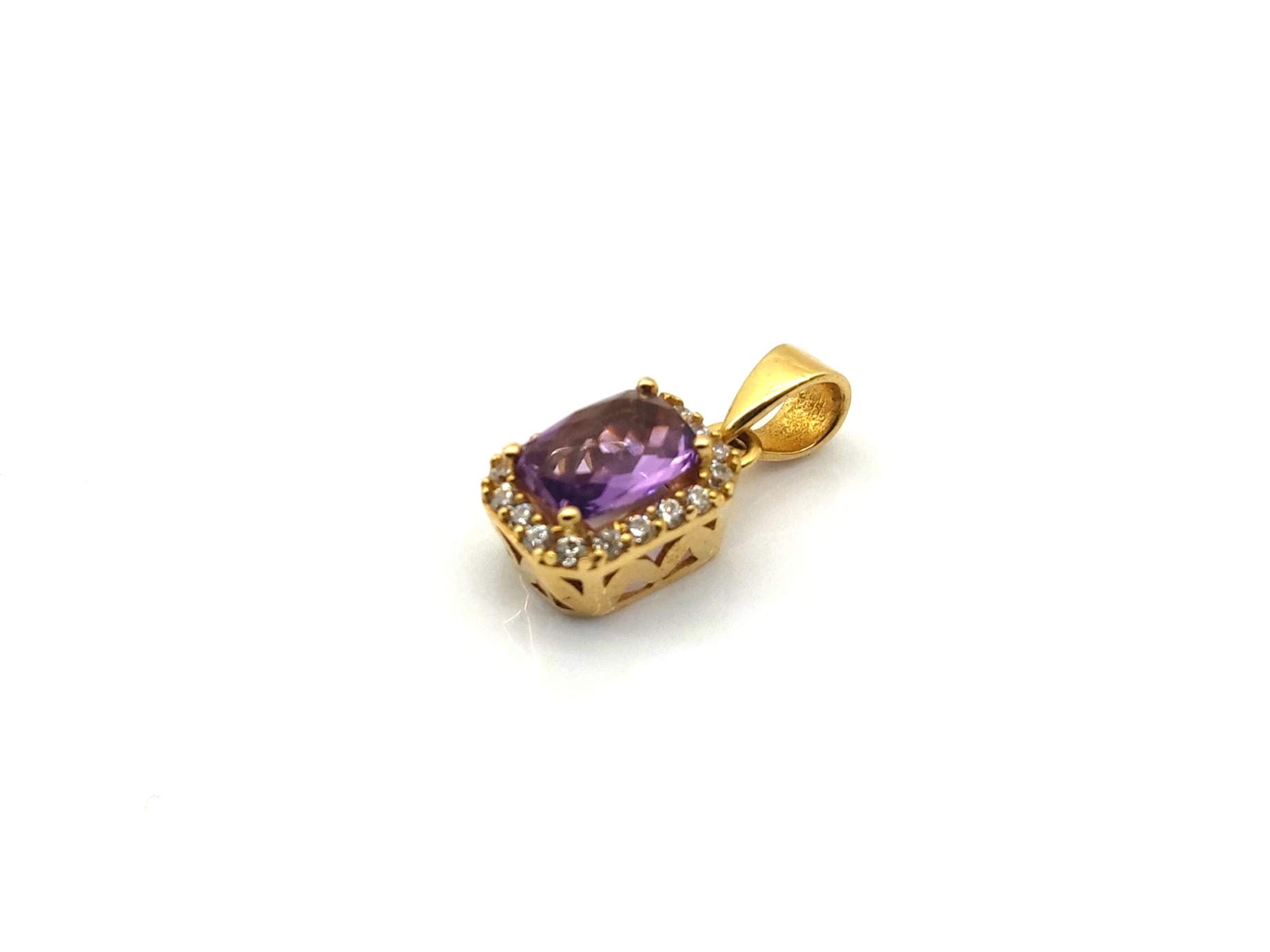 Colgante Oro 18k Con Circonita,Cuarzo - Imagen 4