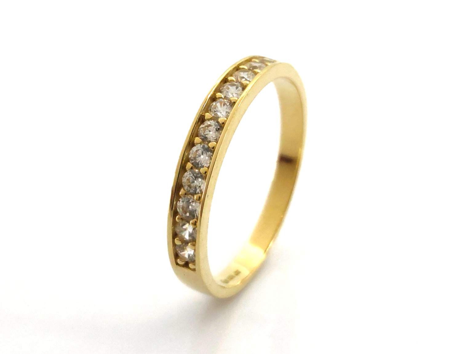 Anillo Oro 18k Con Circonita
